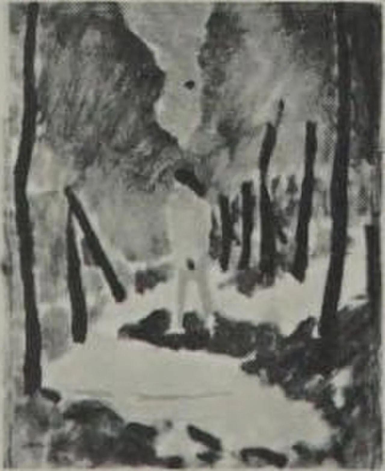 Nude in a Forest