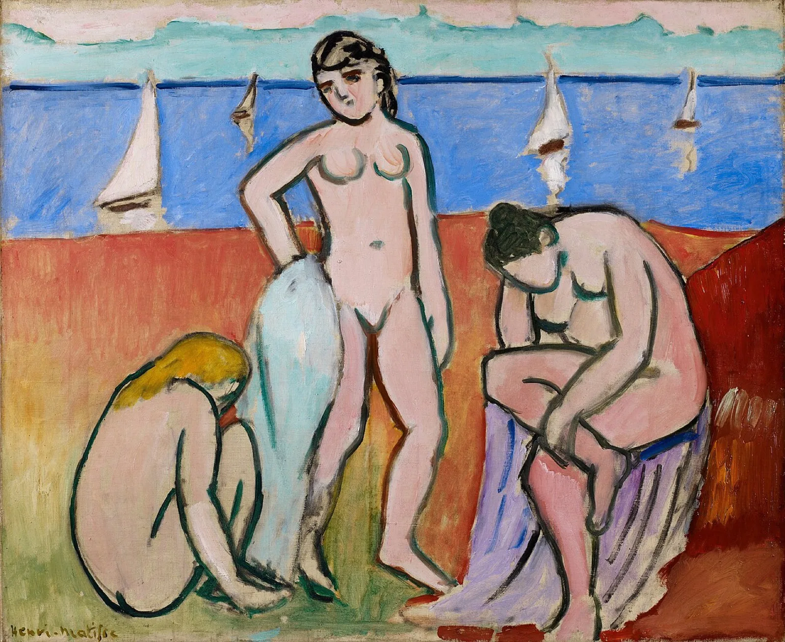 Three Bathers (No. 2)