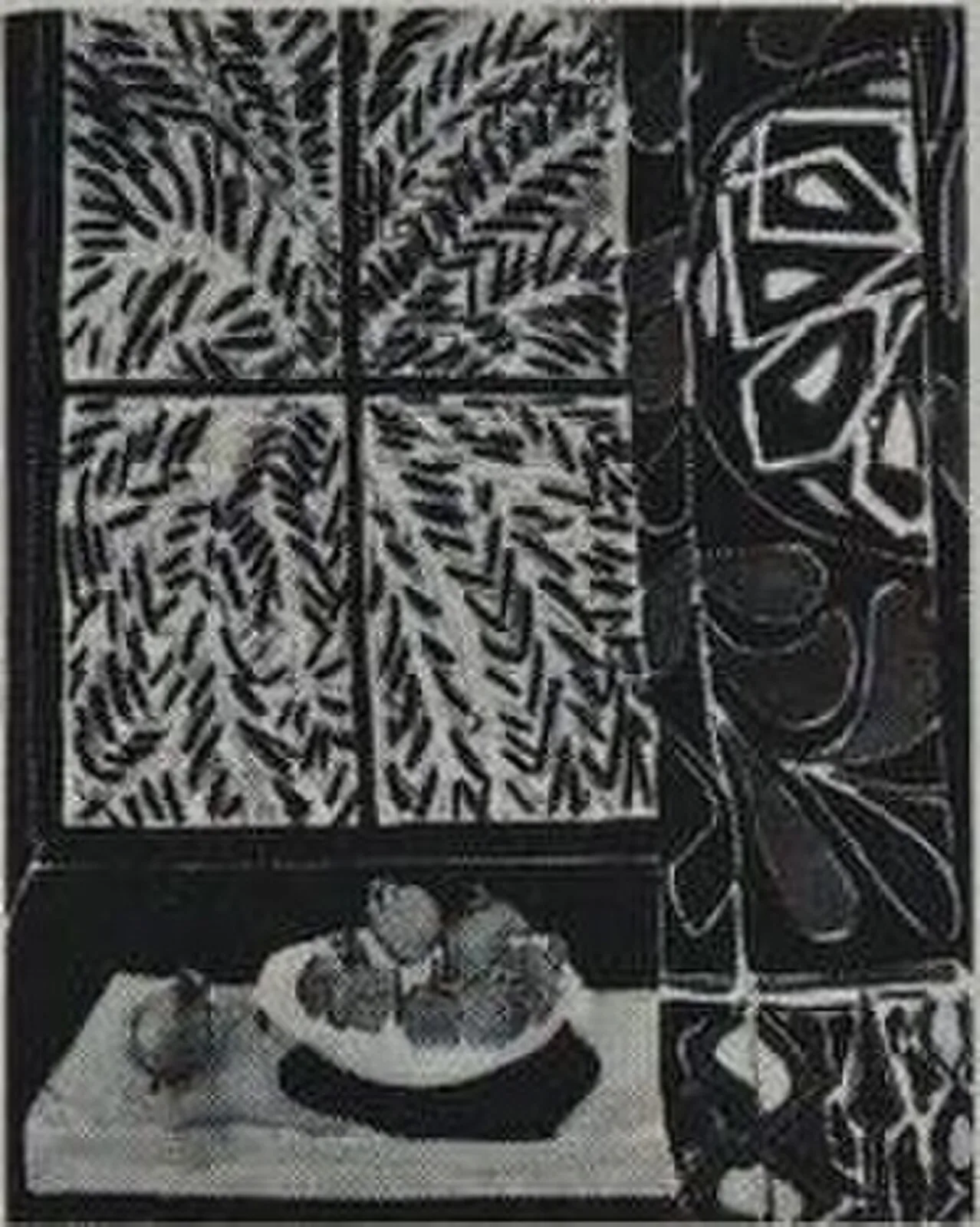 Interior with Egyptian Curtain