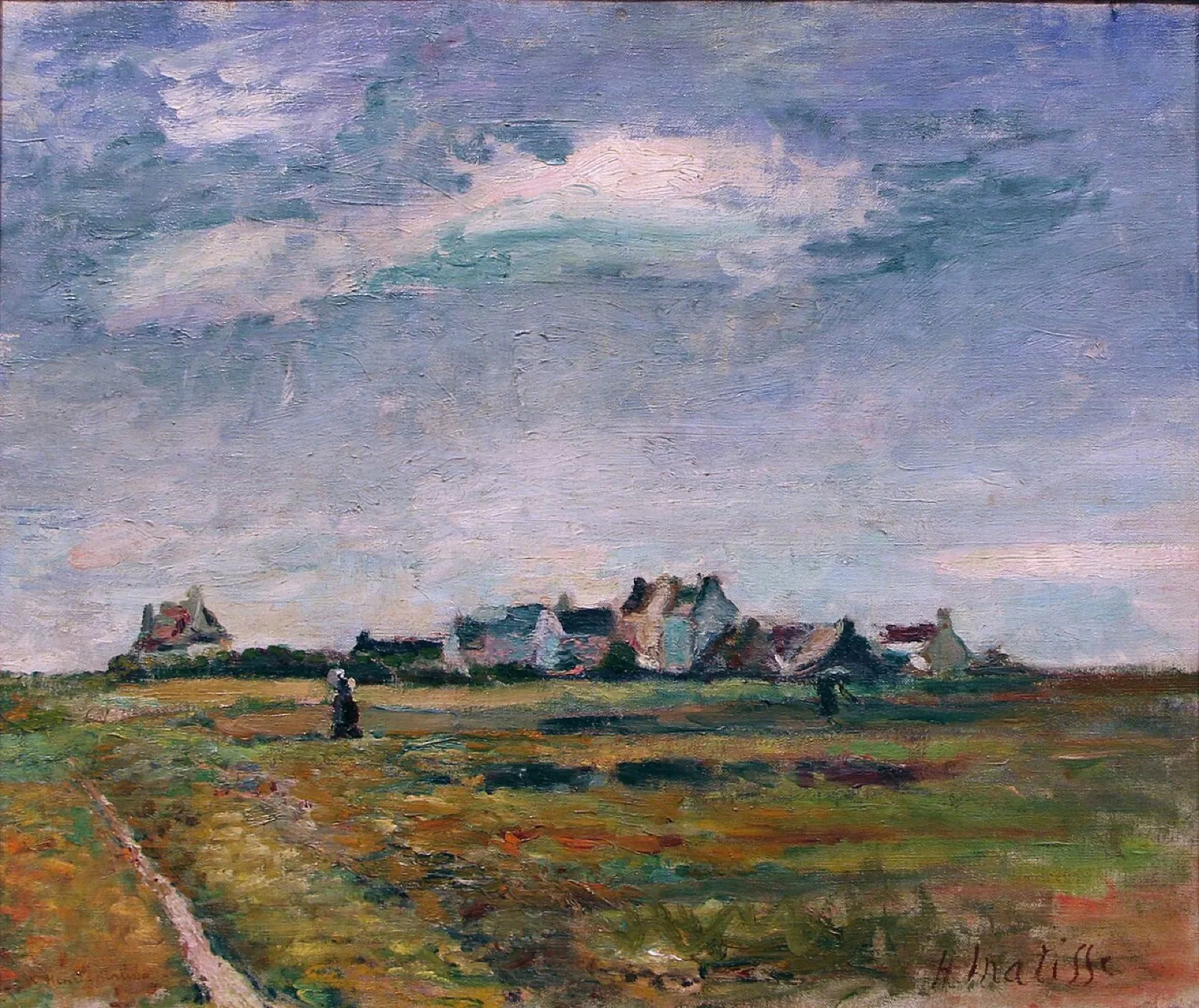 Breton landscape (Breton village Belle-Île)