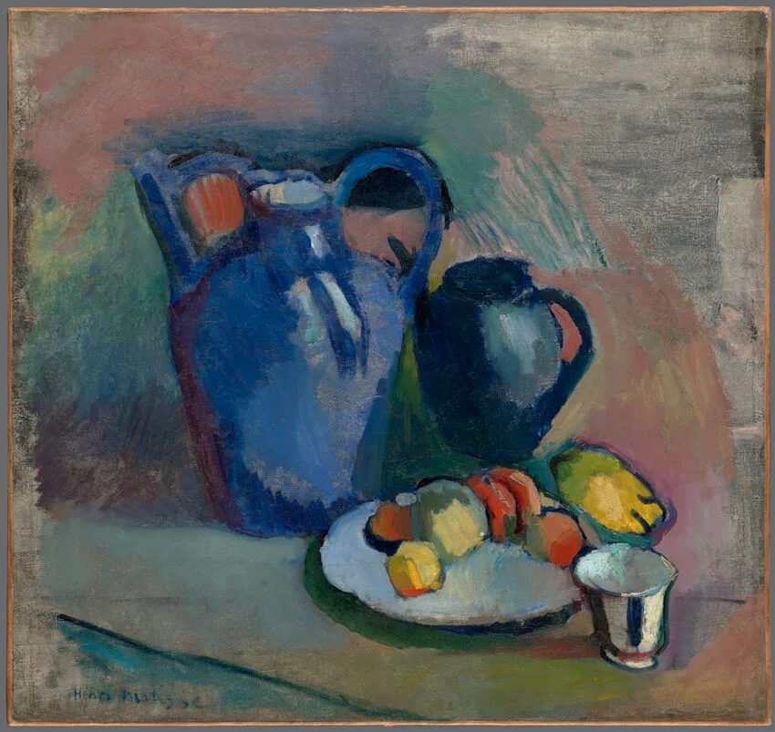 Nature morte à la cruche bleue