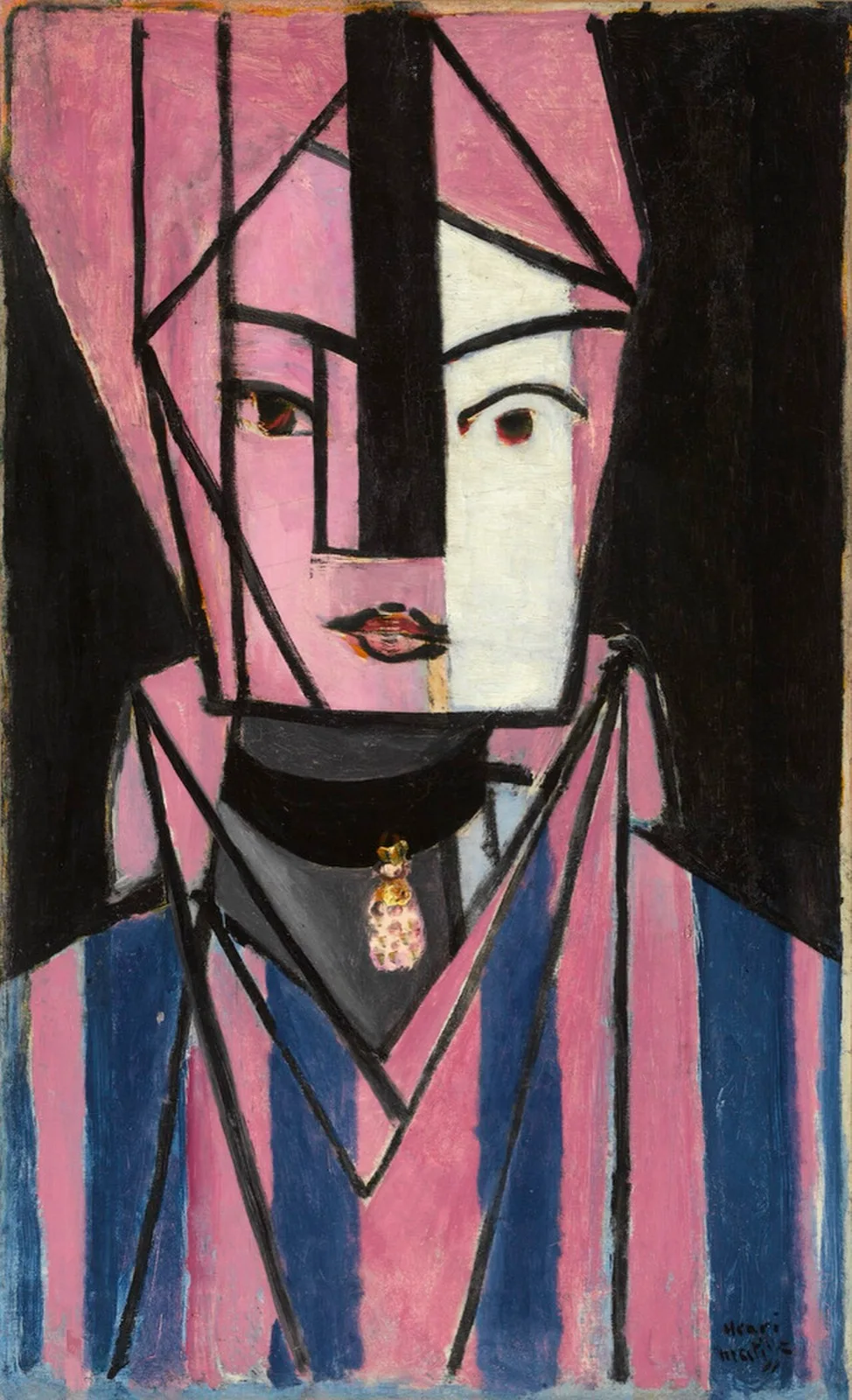 White and Pink Head