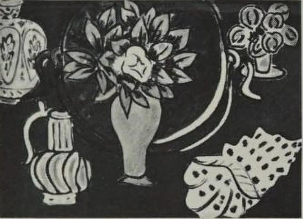 Nature morte au magnolia