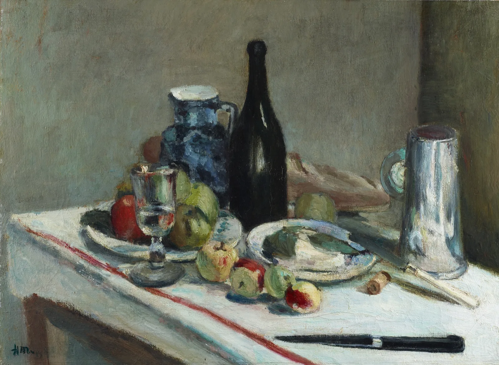 Nature morte au couteau noir