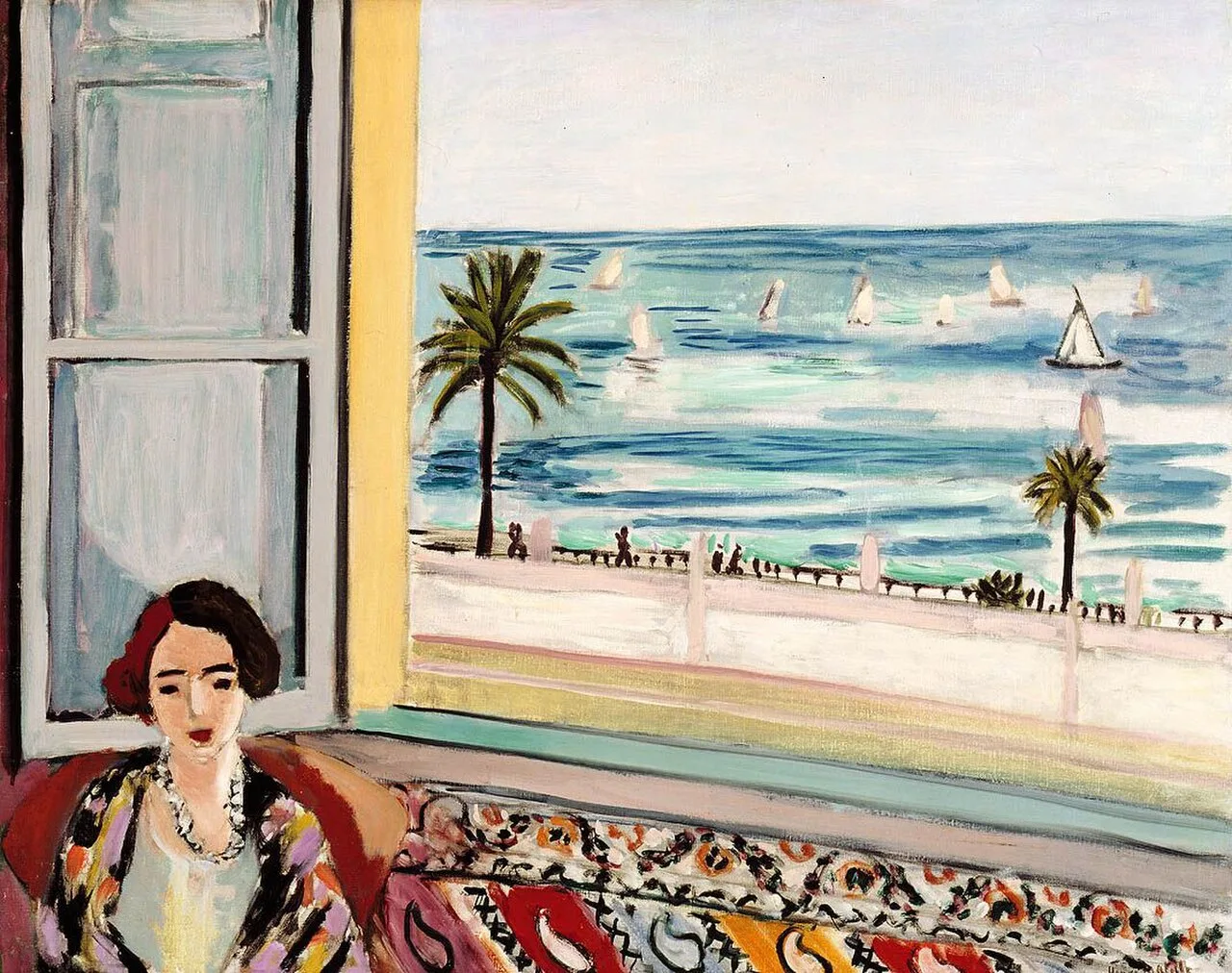 Seated Woman, Back Turned to the Open Window