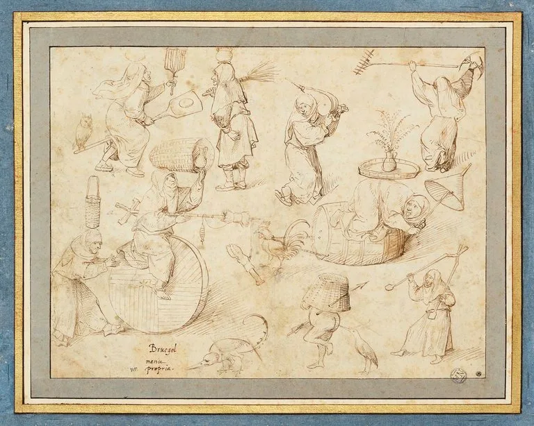Model Sheet with 'Witches'