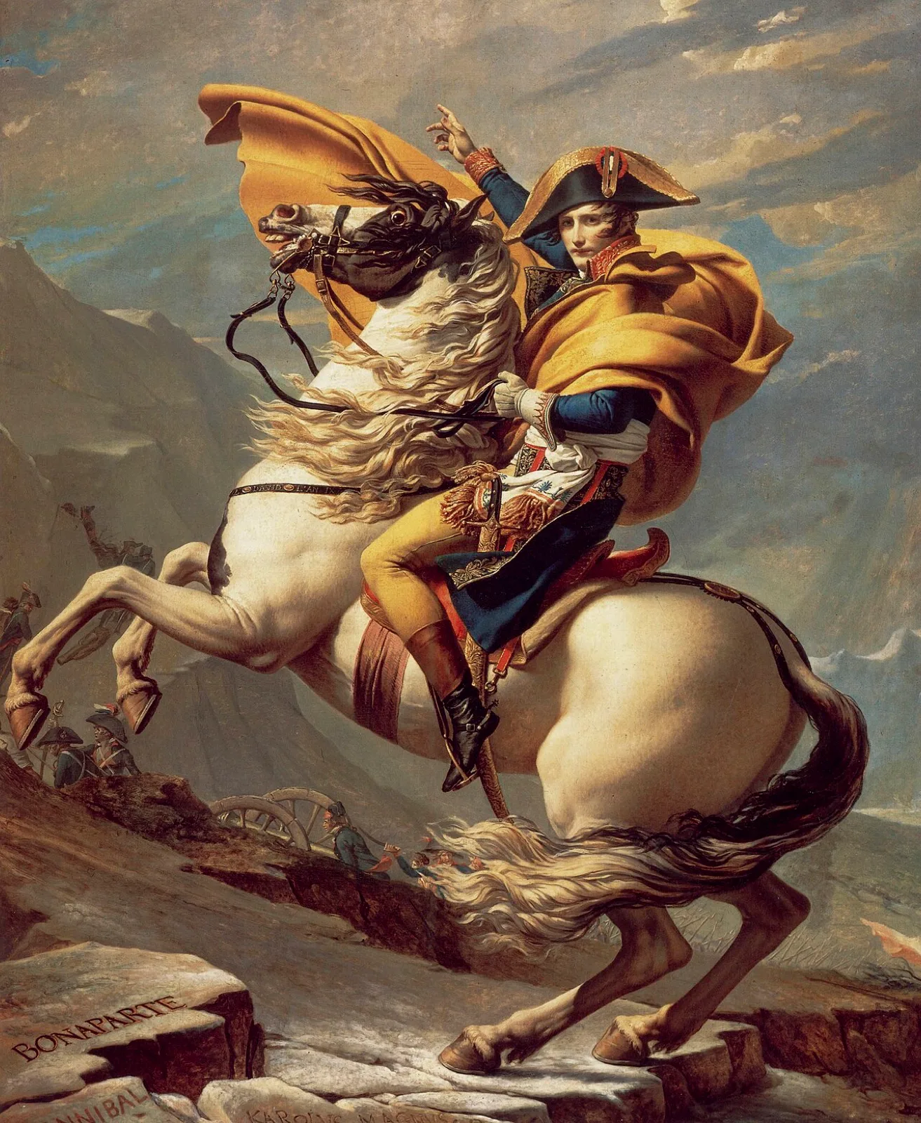 Napoleon Crossing the Alps (No. 1)