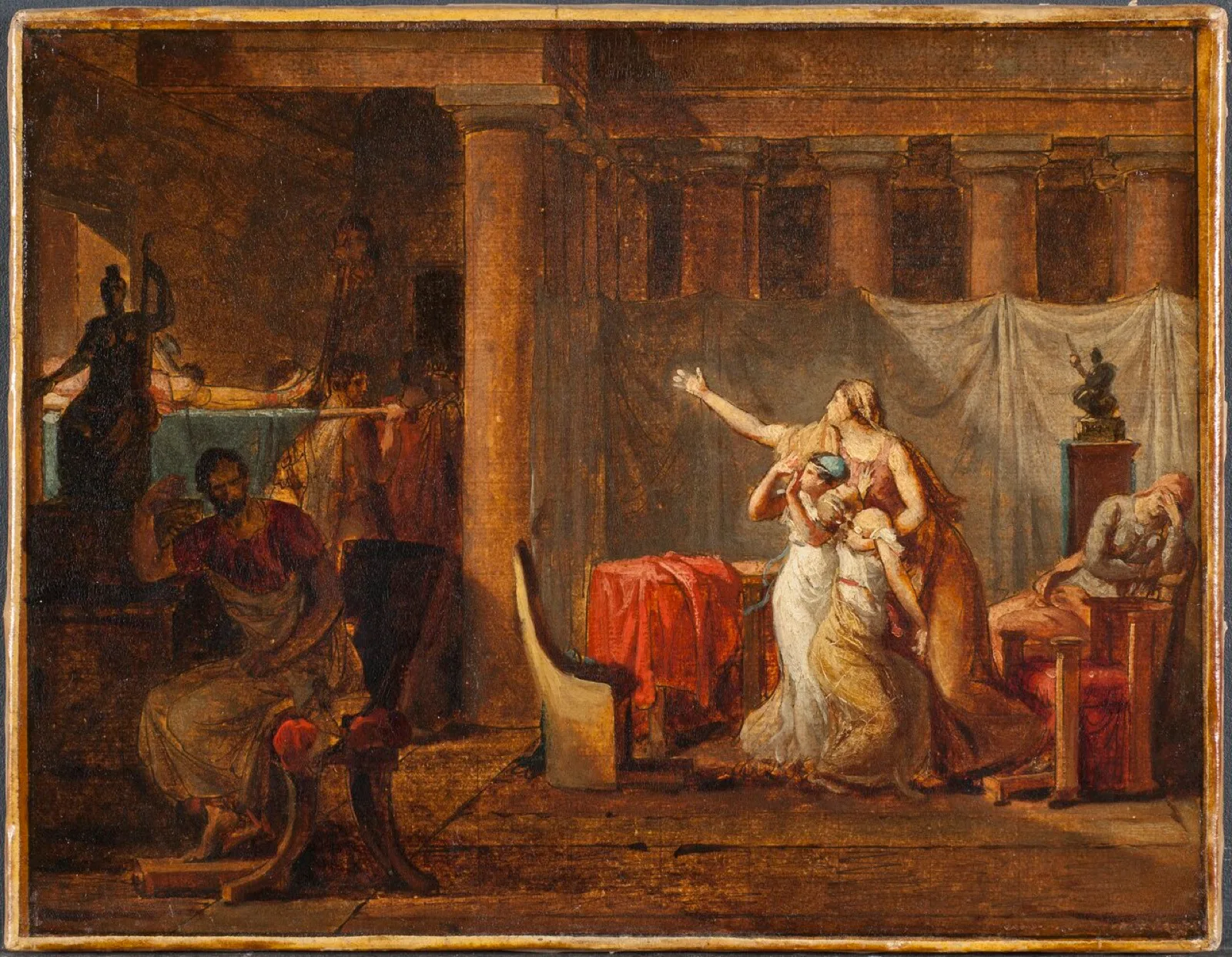 The Lictors Returning to Brutus the Bodies of his Sons. Study