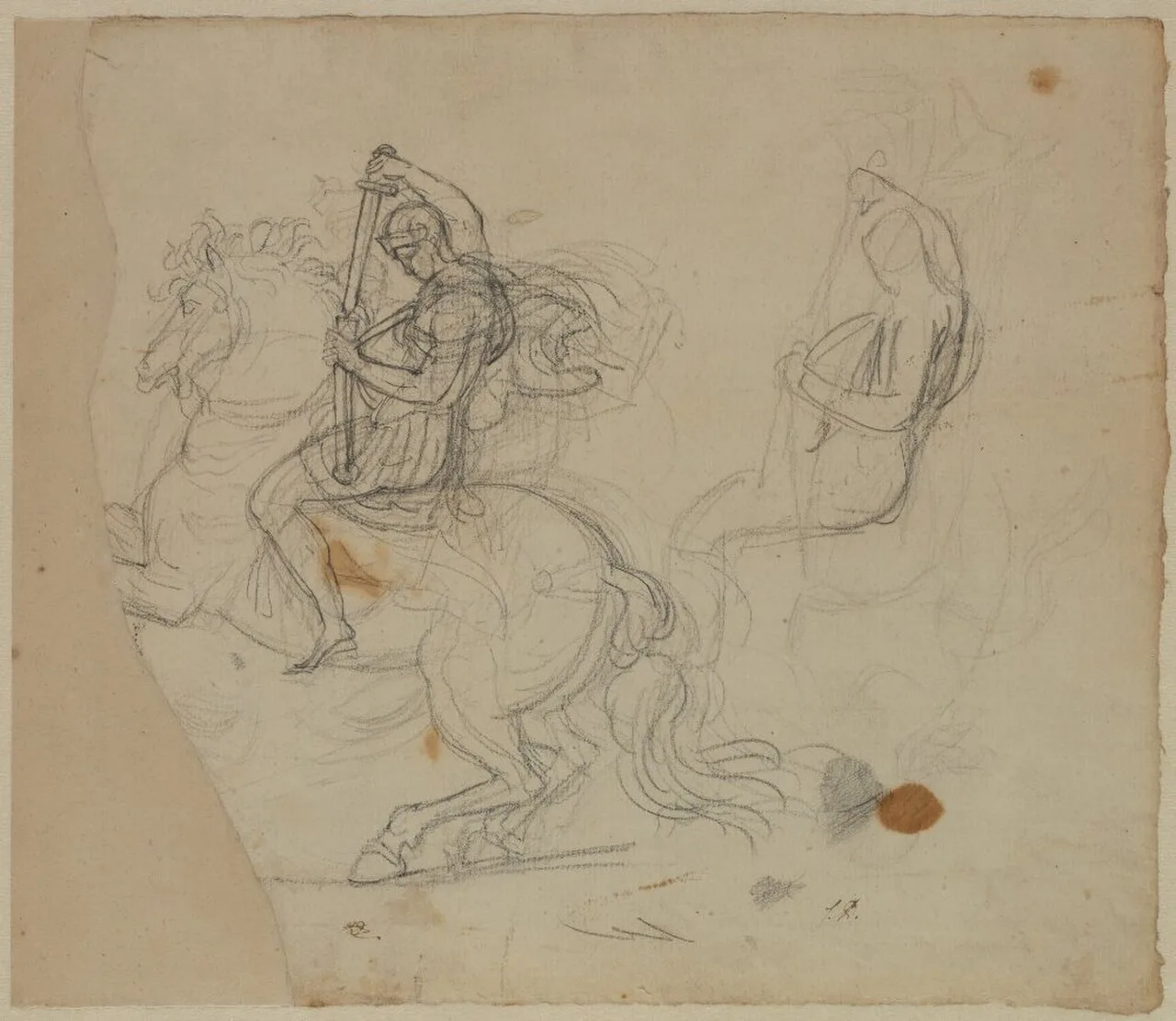 Roman warrior on horseback