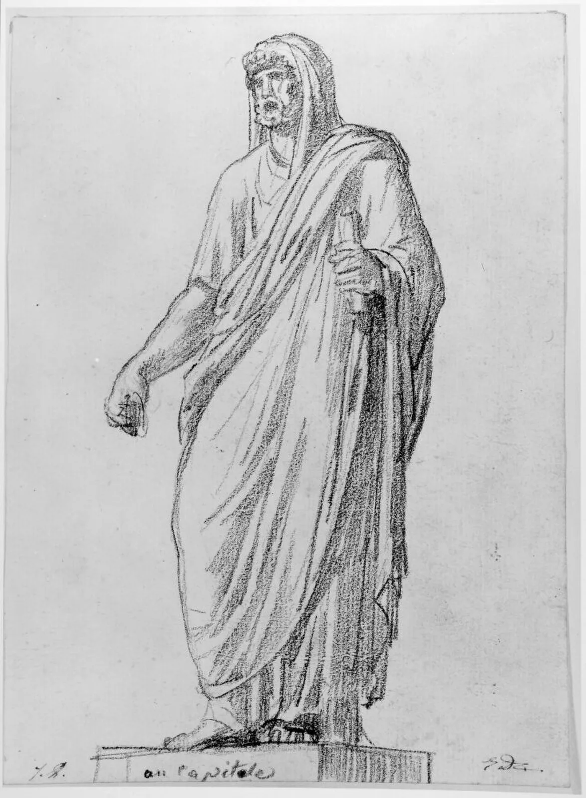 Stående man i toga (No. 4)