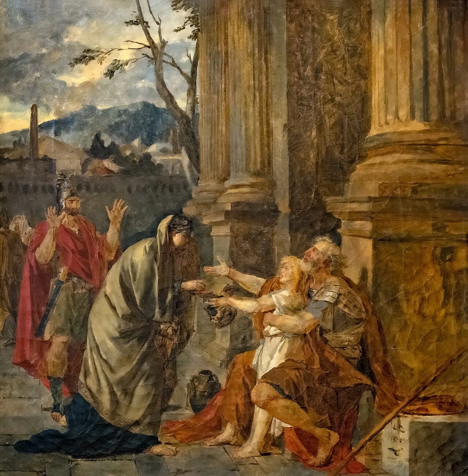 Musée Ingres-Bourdelle - Bélisaire reconnu par un soldat - Jacques-Louis David