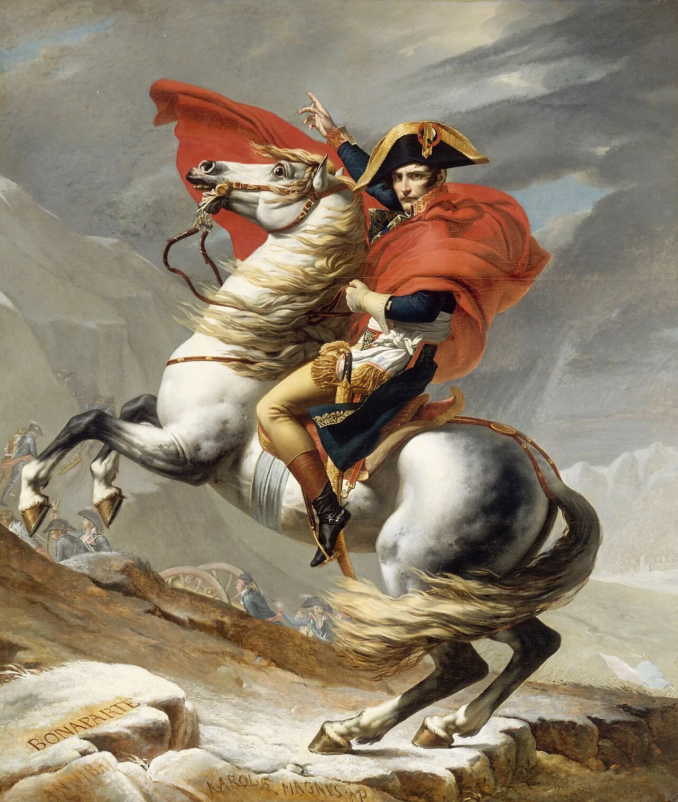 Napoleon Crossing the Alps (No. 4)