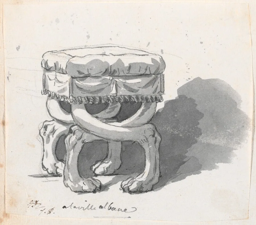 Footrest from the Villa Albani