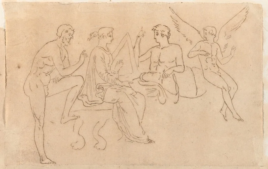 Gods and a Goddess in Conversation