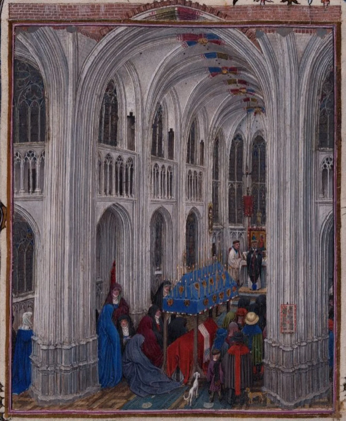 Page from the Très Belles Heures de Notre Dame de Jean de Berry