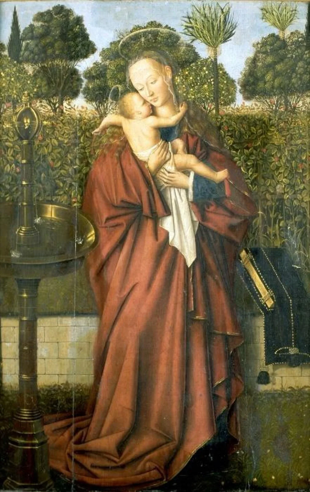 Virgin at the fountain