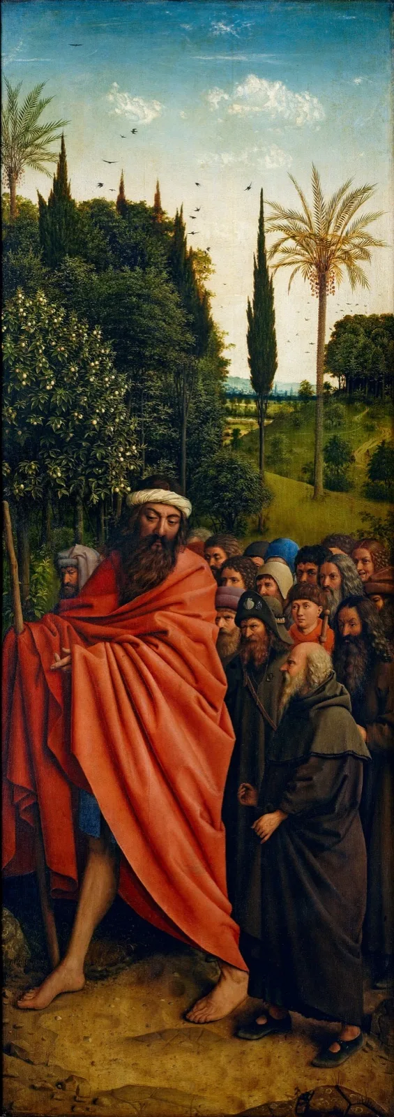St Christopher leading the pilgrims