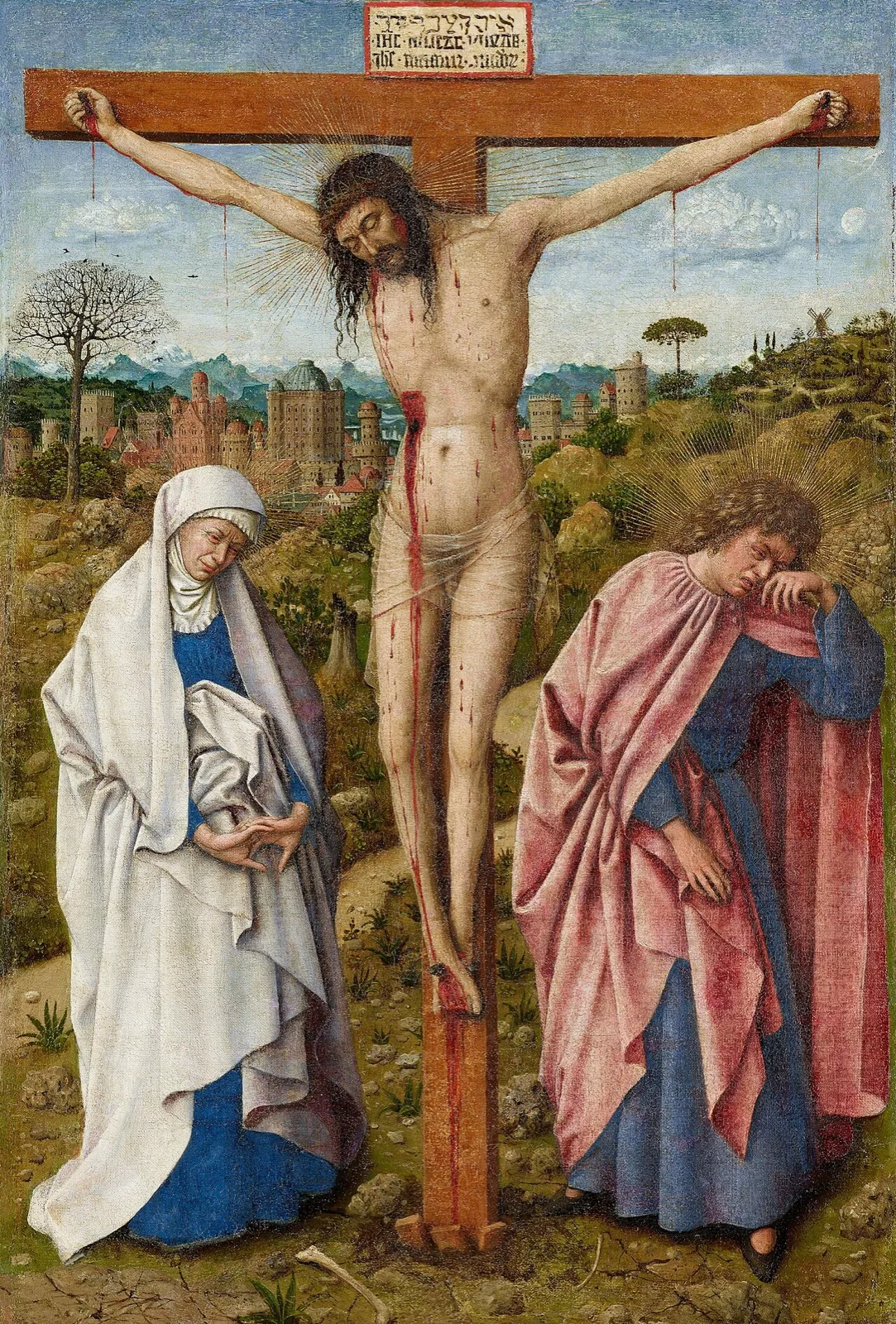 Christ on the Cross with the Virgin and Saint John