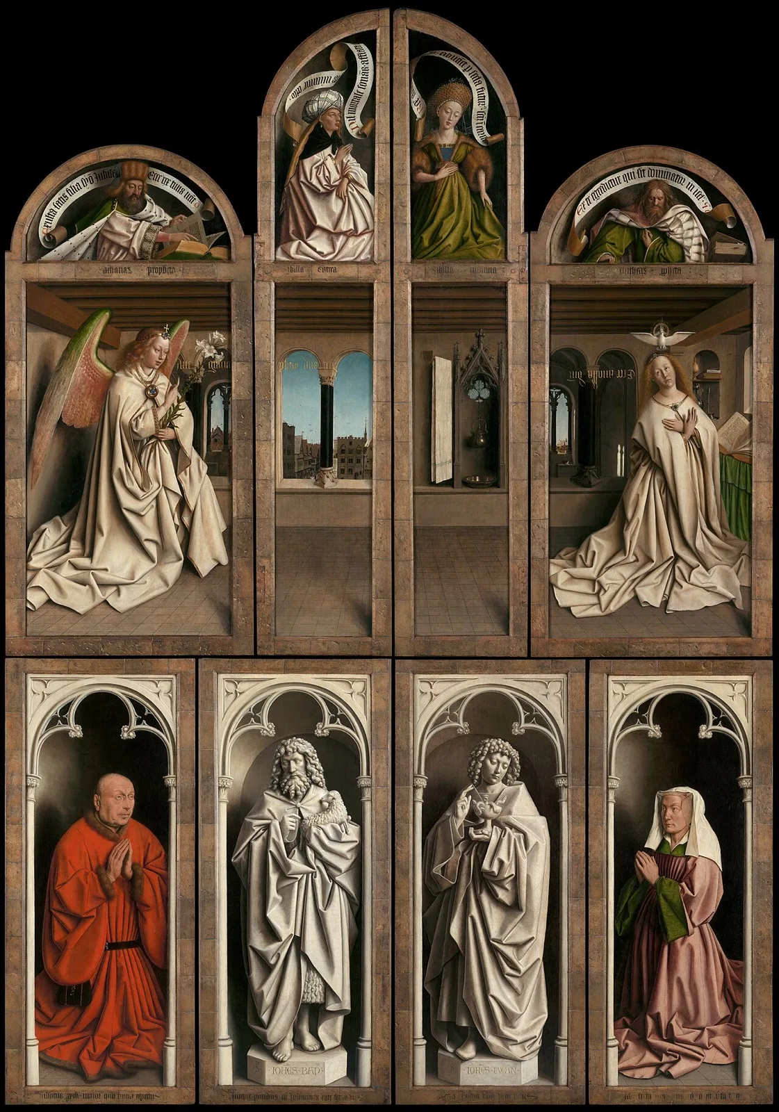 The Ghent Altarpiece (wings closed)