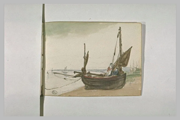 Bateau sur la plage (No. 1)