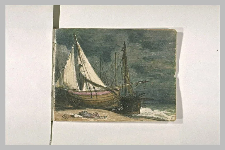 Bateau sur la plage (No. 2)