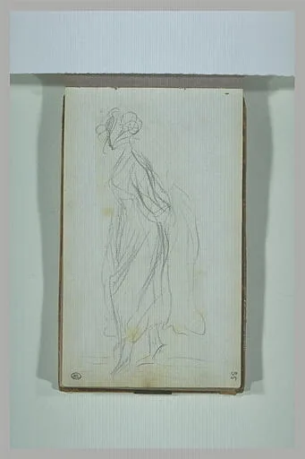 Figure drapée, debout, tournée vers la gauche (No. 2)
