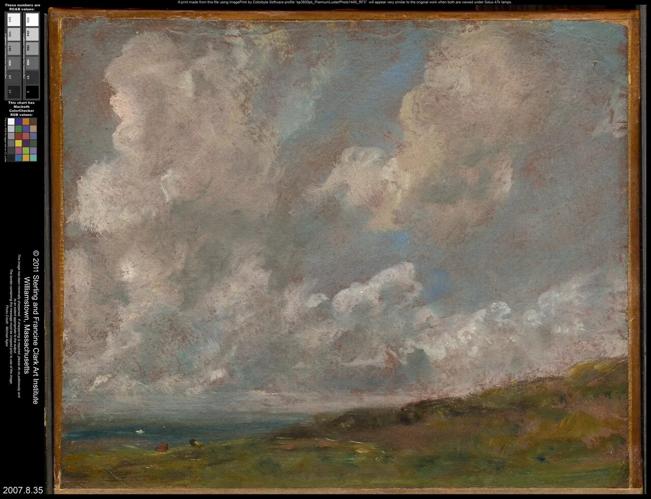 Study of Clouds over a Landscape