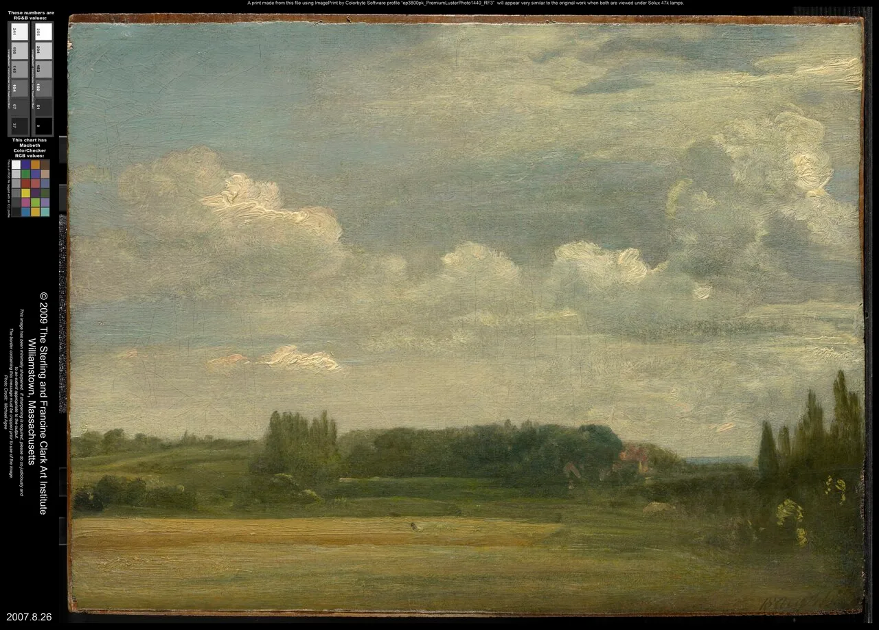 East Bergholt Common, View toward the Rectory