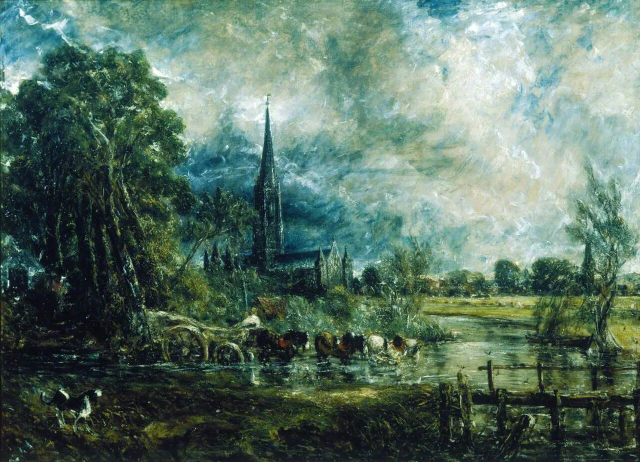 Fording the river Avon