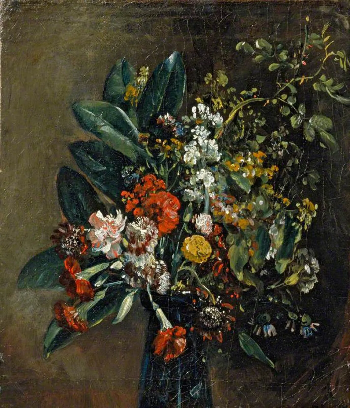 Study of Flowers in a Glass Vase (No. 1)