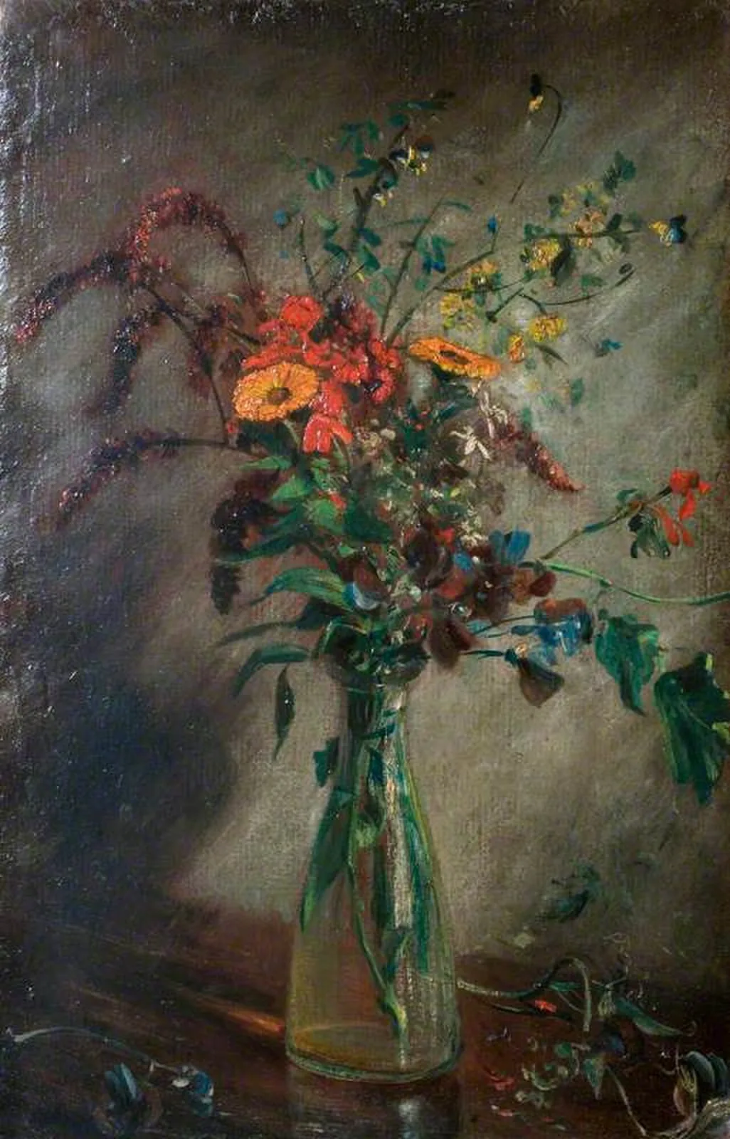 Study of Flowers in a Glass Vase (No. 2)