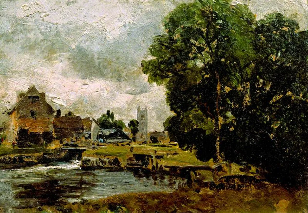 Dedham Lock and Mill (No. 1)