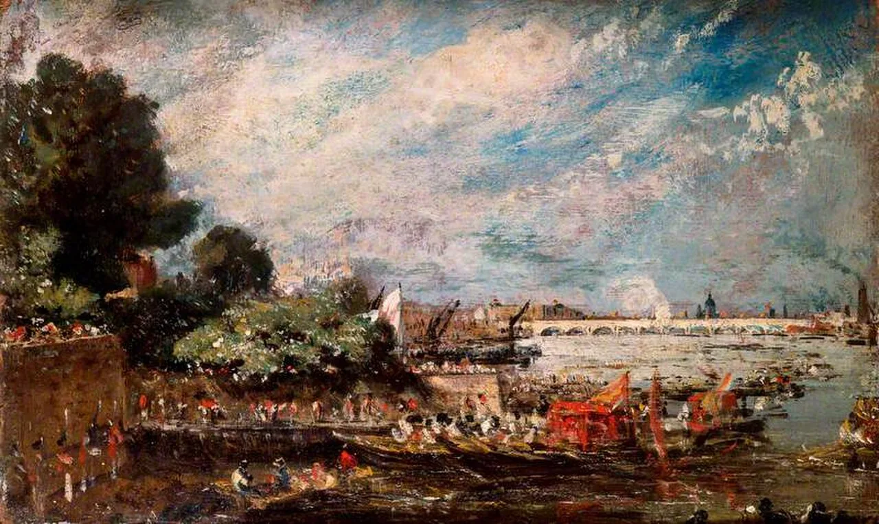 Waterloo Bridge from Whitehall Stairs