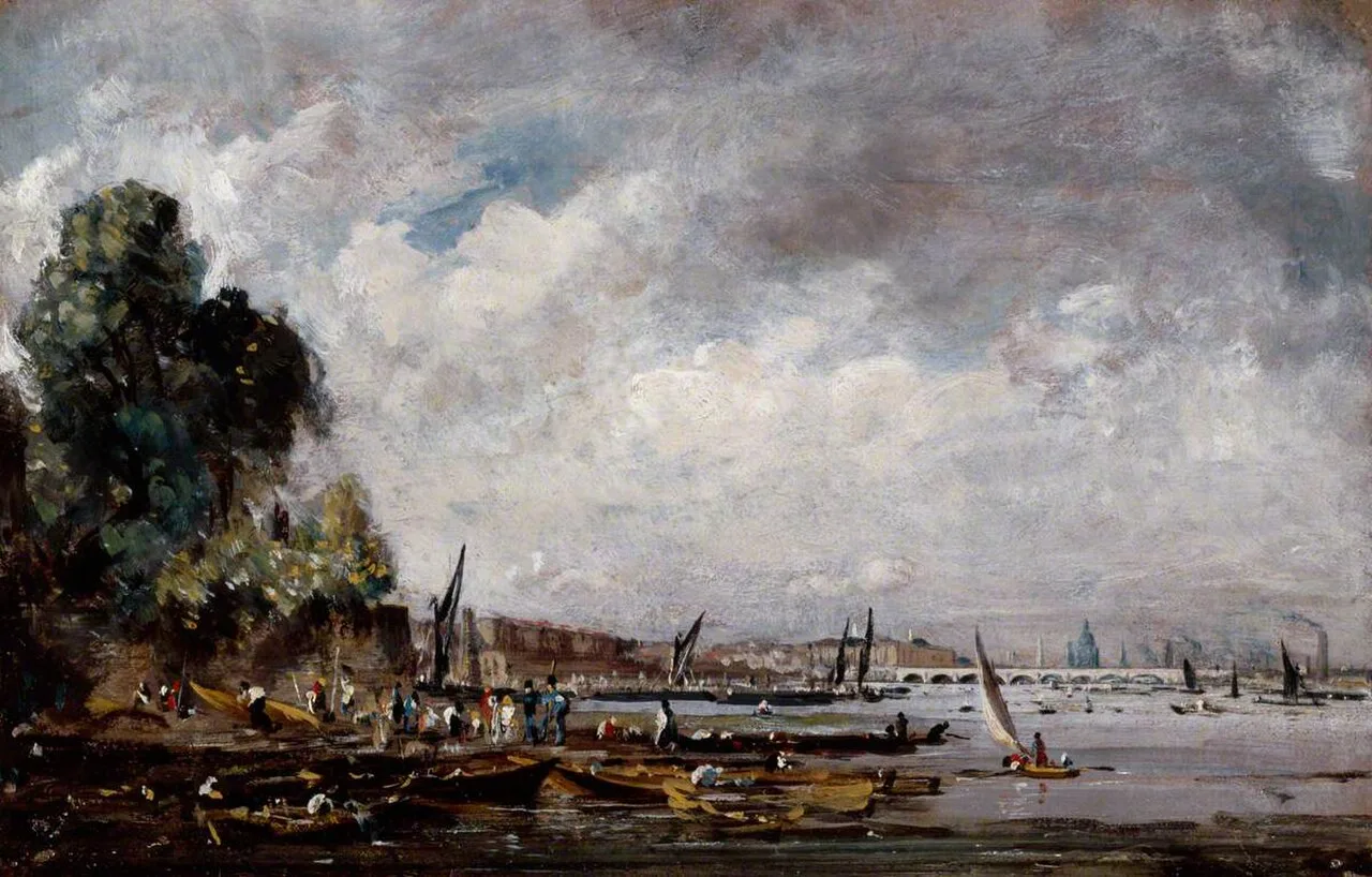 Waterloo Bridge from the Left Bank of the Thames