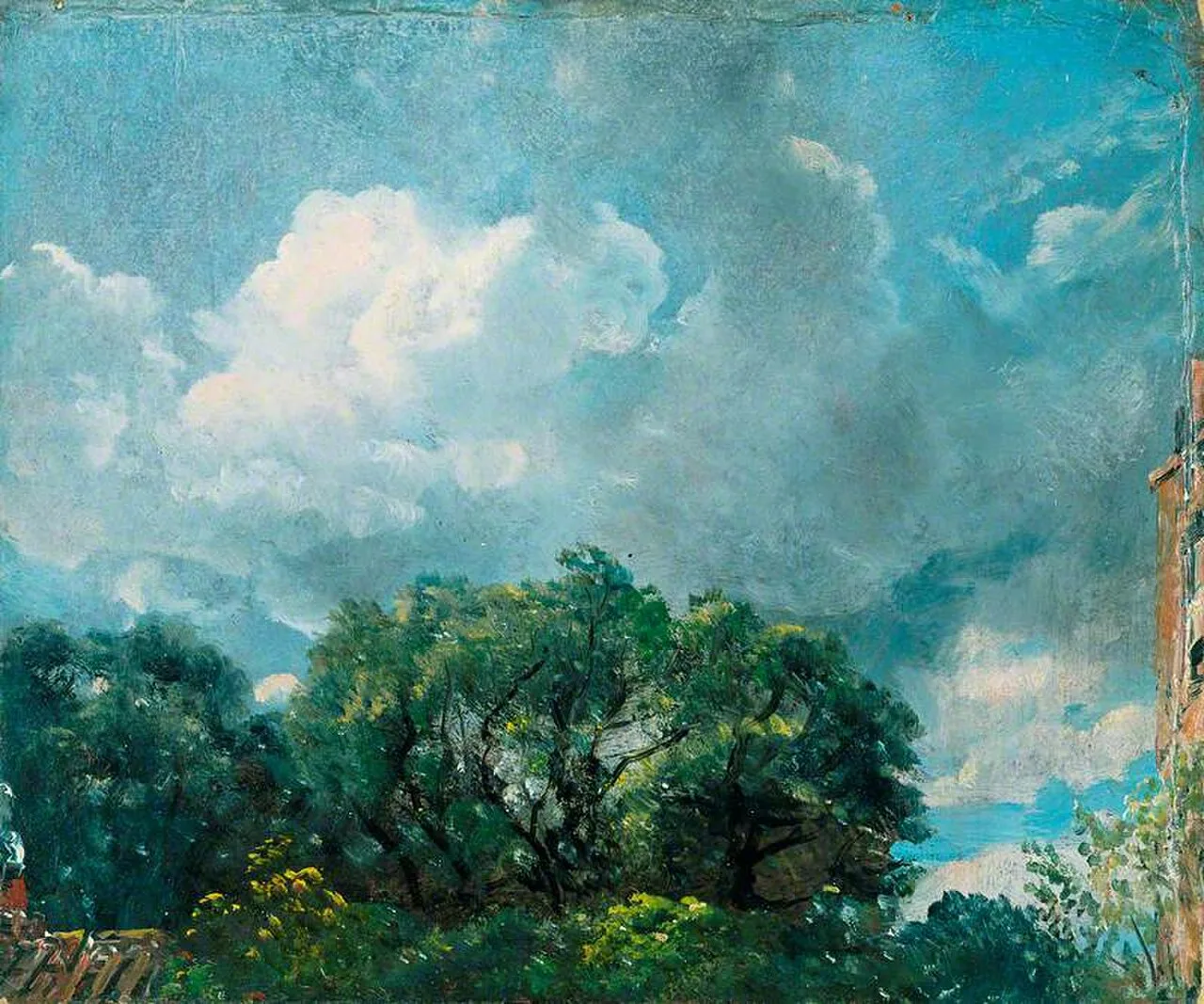 Study of Sky and Trees (No. 1)