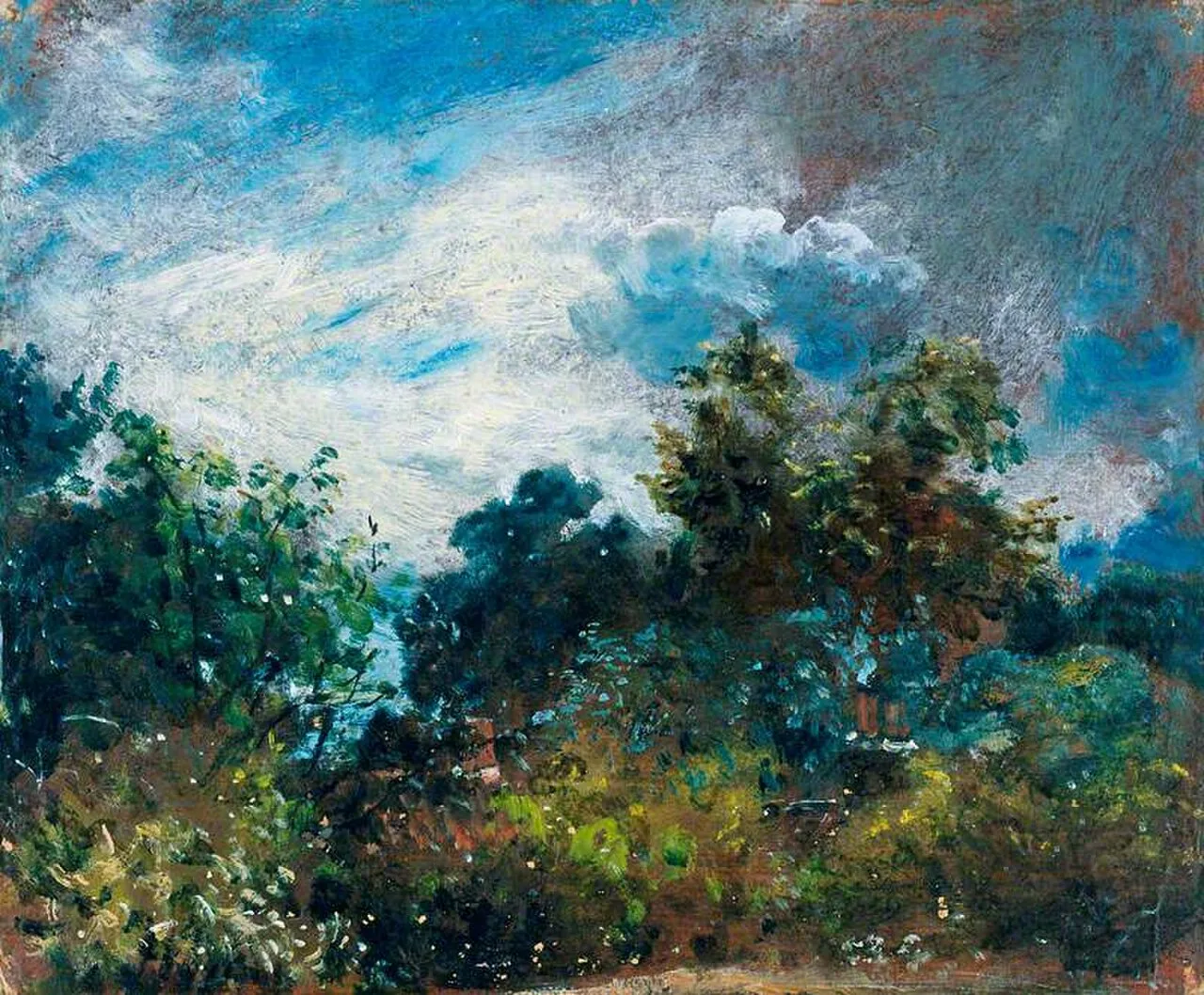Study of Sky and Trees (No. 2)
