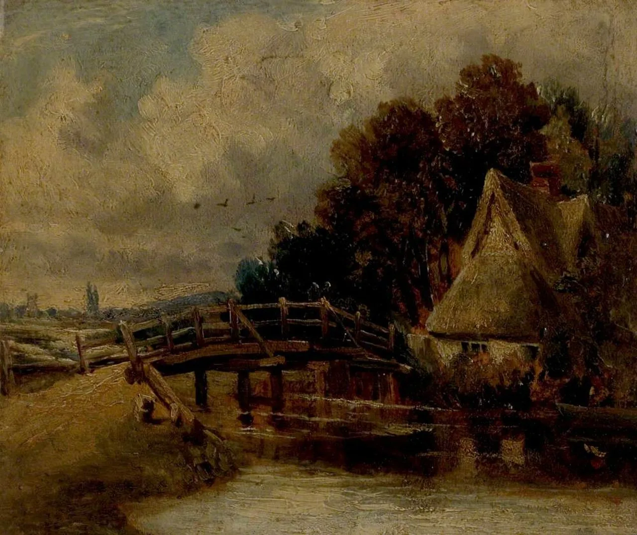 On the Stour near East Bergholt, Sufffolk