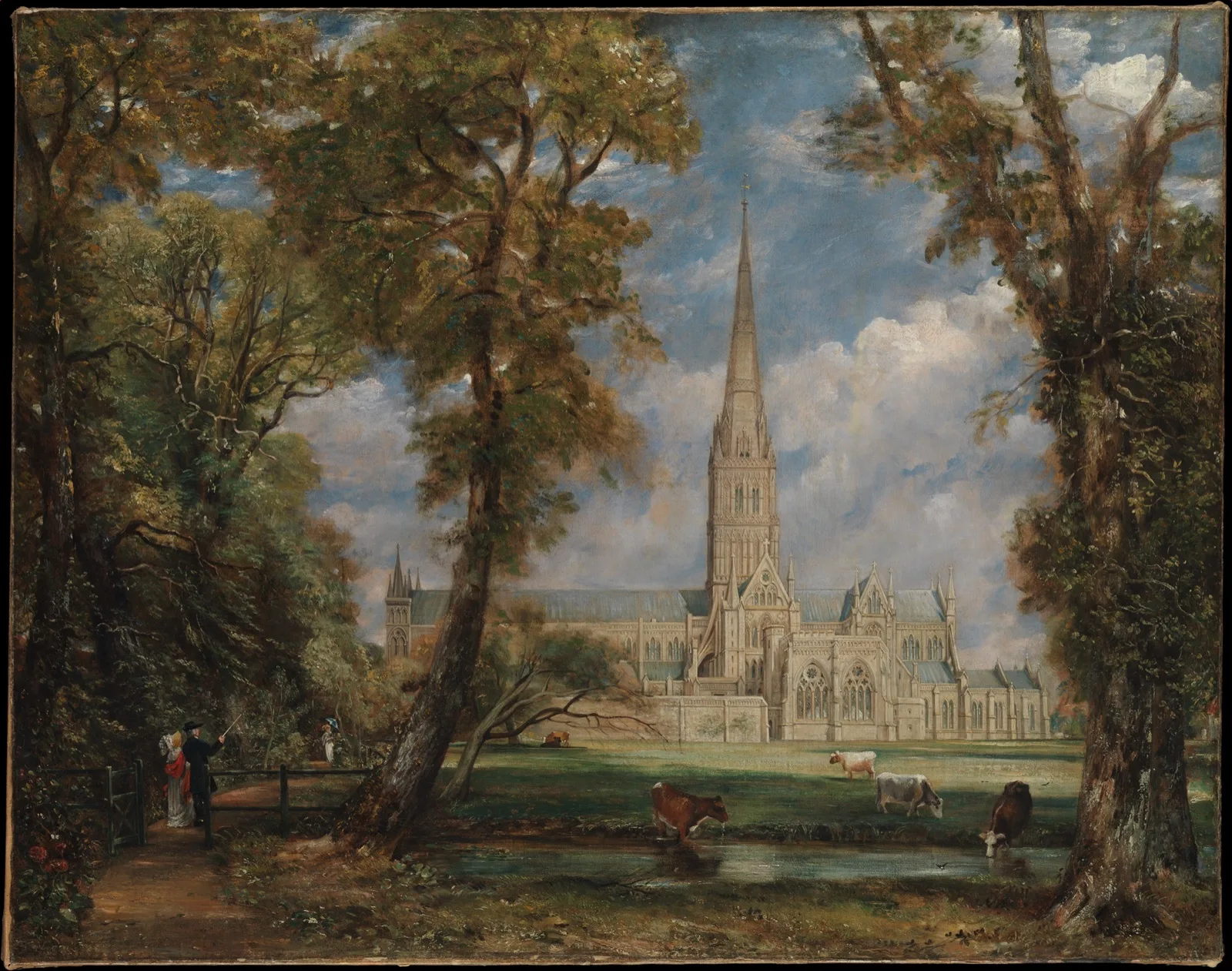 Salisbury Cathedral from the Bishop's Grounds (No. 3)