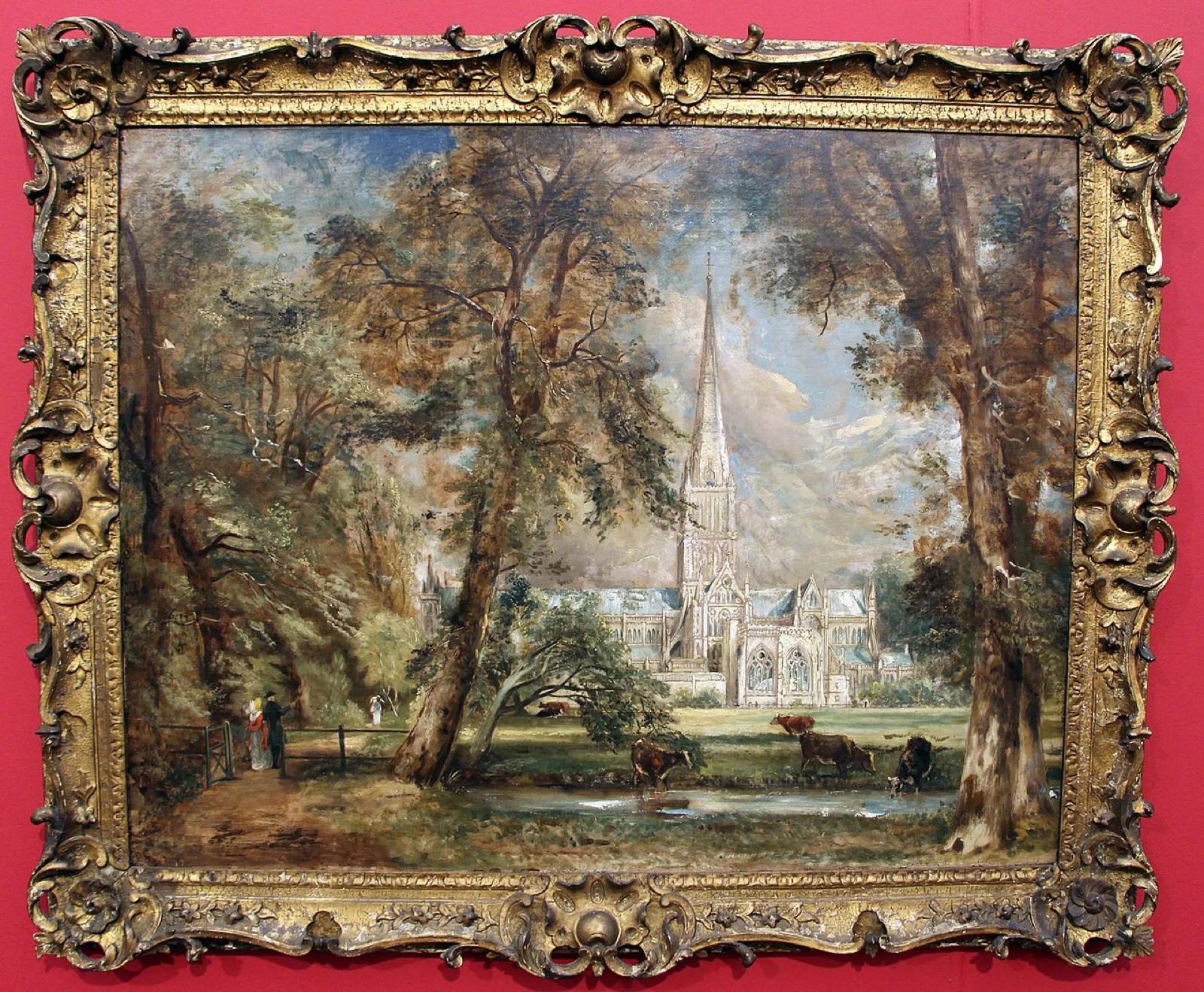 Salisbury Cathedral from the Bishop's Garden (No. 1)