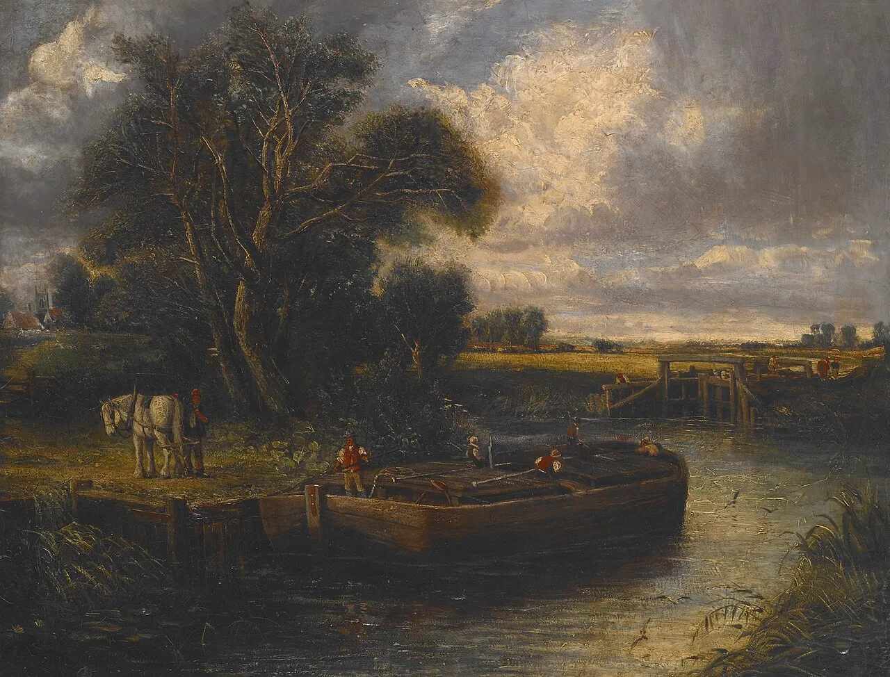 Barge on the Canal