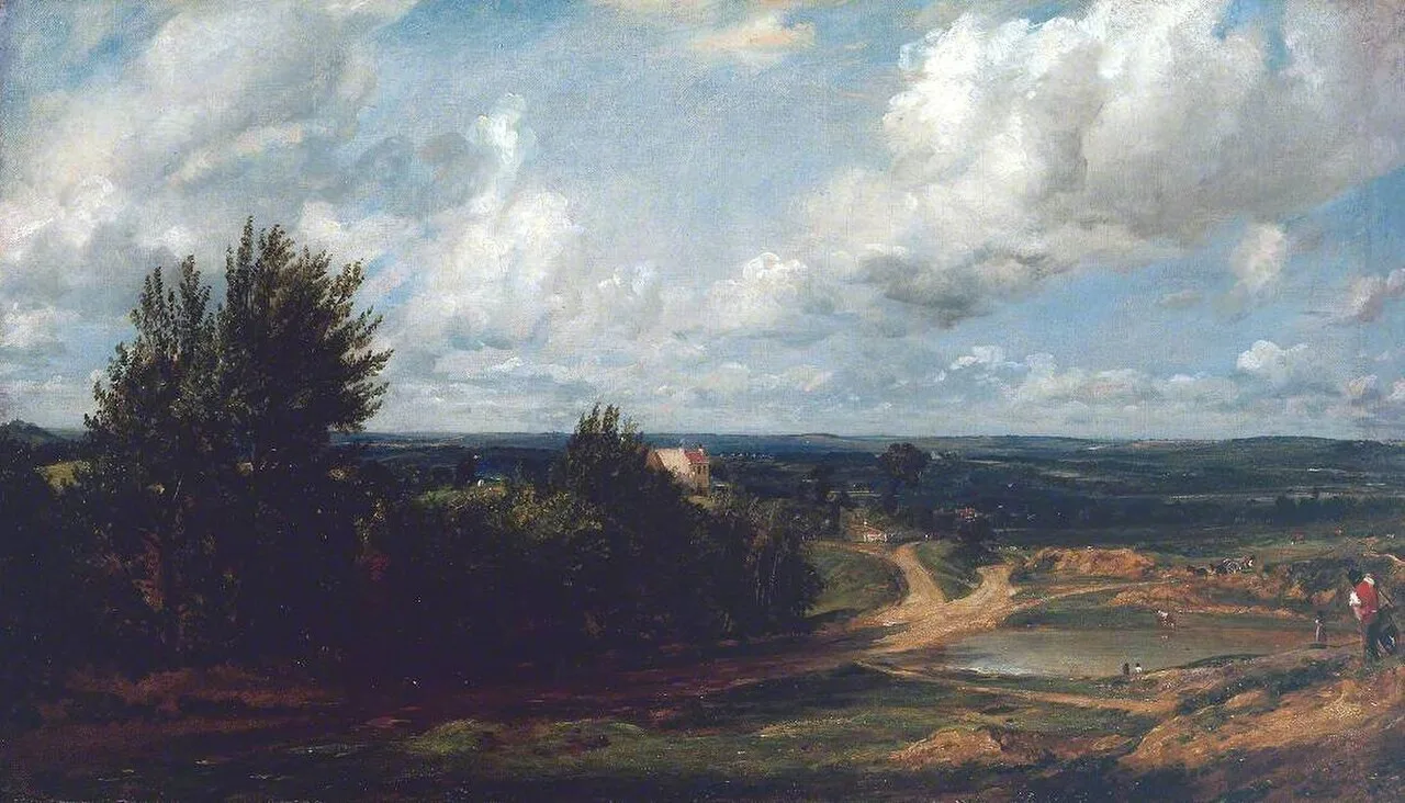 Hampstead Heath, with the House Called ‘The Salt Box’