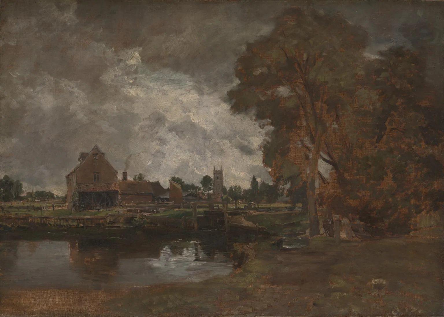 Dedham Lock and Mill (No. 2)