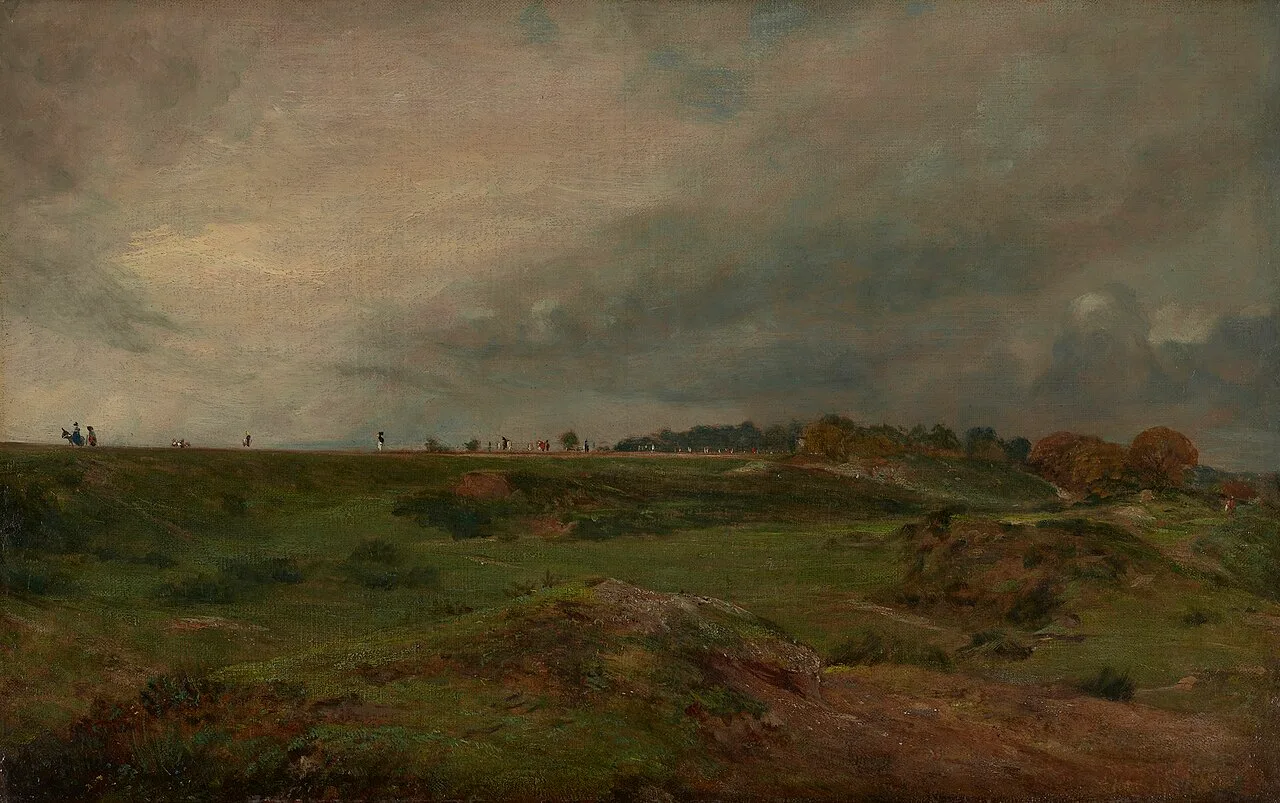 A Road across Hampstead Heath