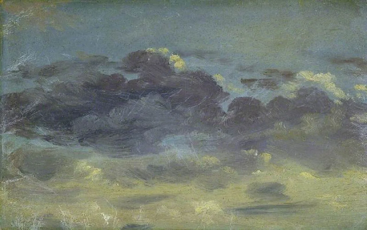 Sky study with mauve clouds