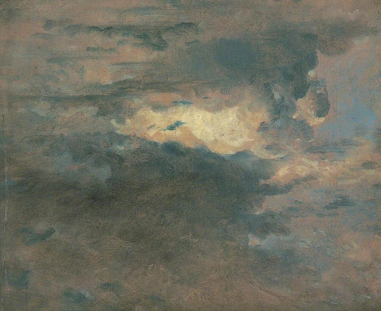 Study of Clouds - Evening, August 31st, .