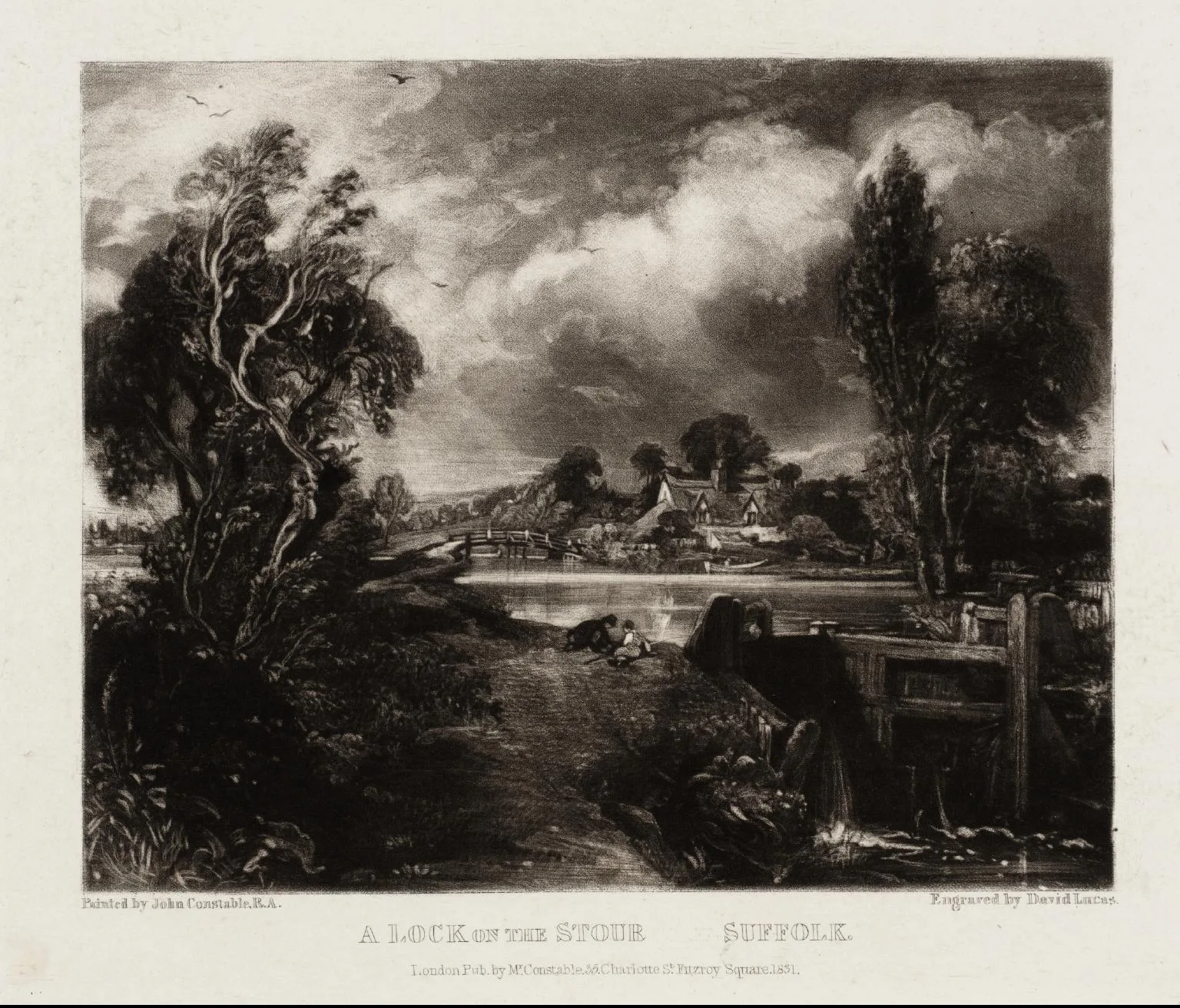 A Lock on the Stour, Suffolk (No. 2)