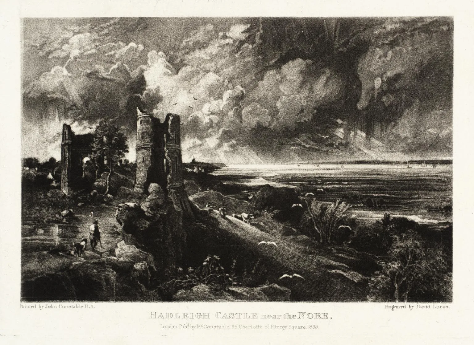 Hadleigh Castle near the Nore (No. 3)
