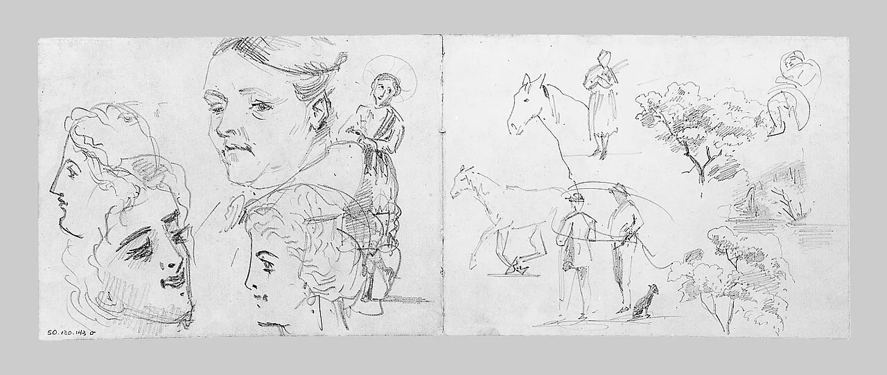 Faces, Trees, Horses