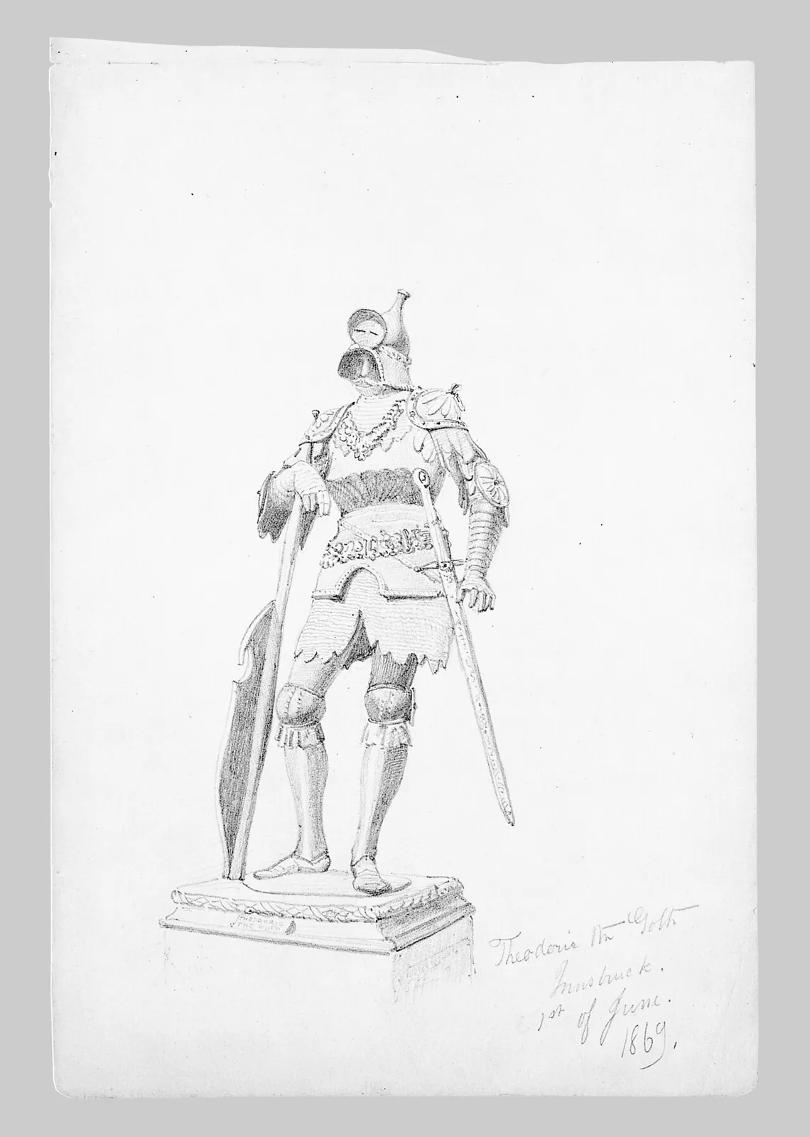 Theodoric the Goth, Tomb of Maximilian I, Innsbruck