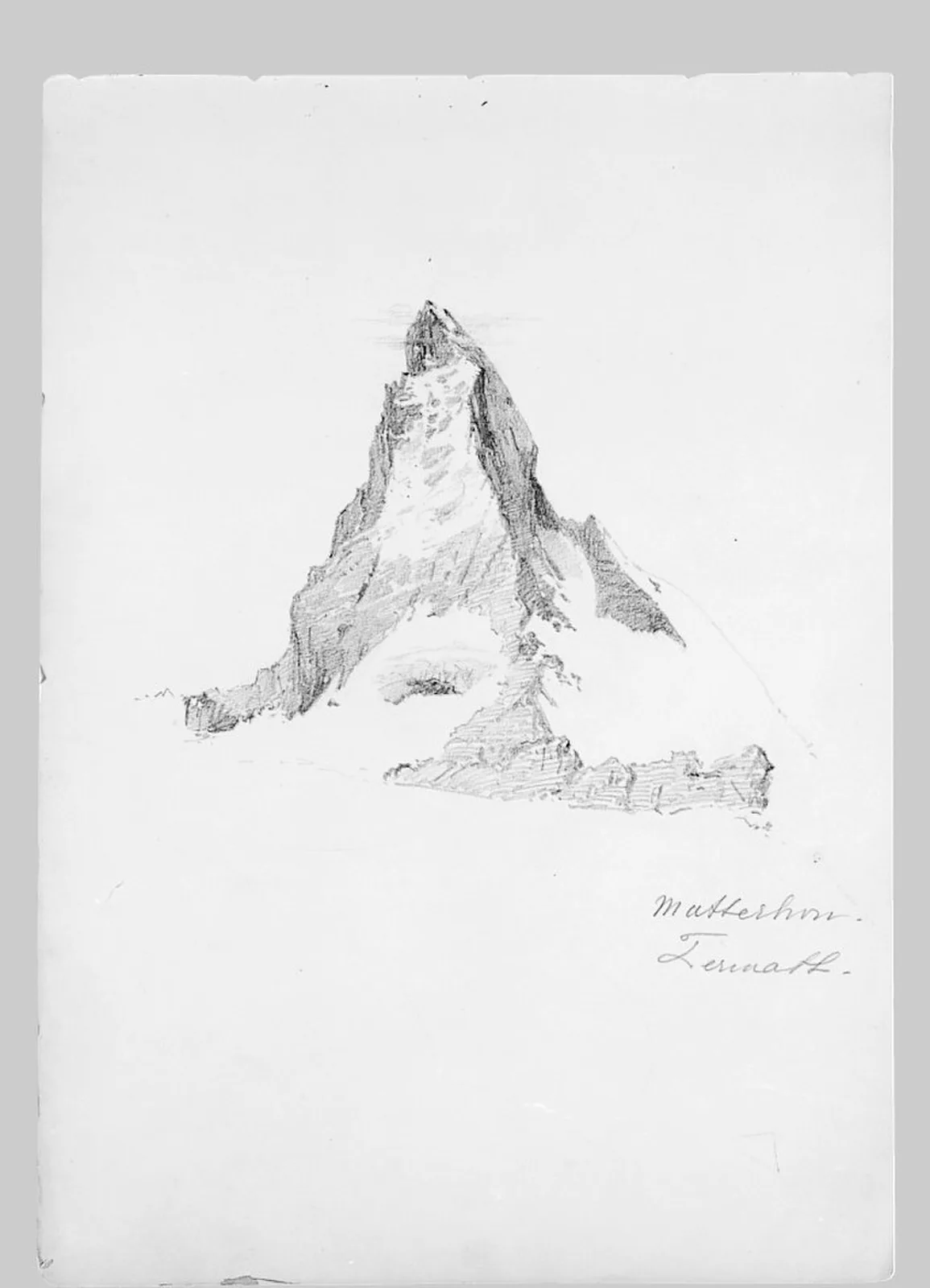 Matterhorn, Zermatt (from "Splendid Mountain Watercolours" Sketchbook)